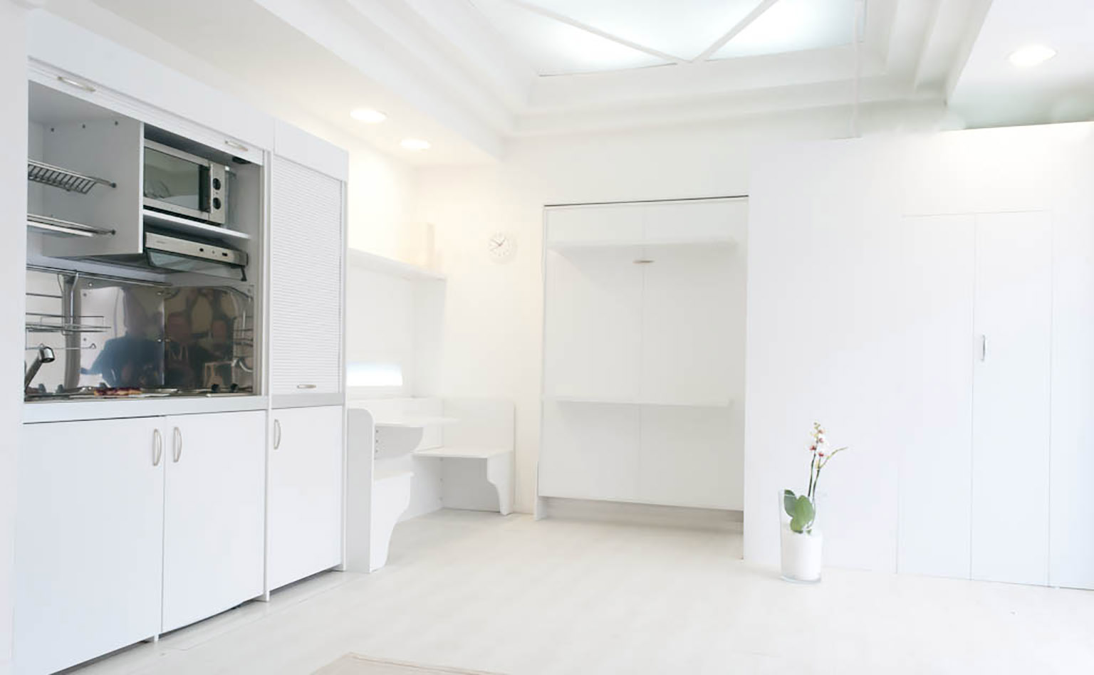 Cucina armadio letto singolo o doppio letto matrimoniale a ...