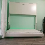Letto a scomparsa matrimoniale “Consolle Tripla bed” art.853 - vista aperta