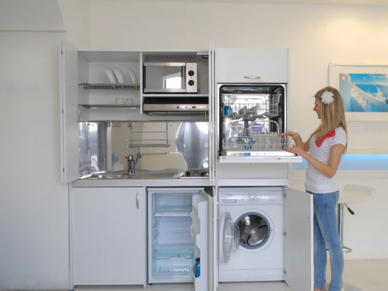 Monoblocco cucine salvaspazio: Compact art.186 con serranda