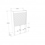 Cucina a scomparsa | Modello Compact 125 - misure