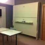 Letto a scomparsa matrimoniale “Consolle Tripla bed” art.853 - vista chiusa