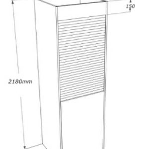 dimensioni personalizzavili della colonna cucina