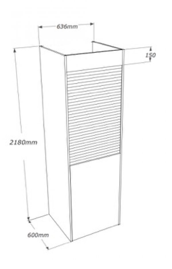 dimensioni personalizzavili della colonna cucina