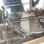 Monoblocco cucine salvaspazio: Compact art.186 con serranda - vista di lato