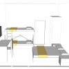 Progetto Camera Hotel salvaspazio