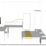 Progetto Camera di Albergo salvaspazio