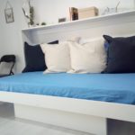 Letto singolo con scrivania art. 851/scr