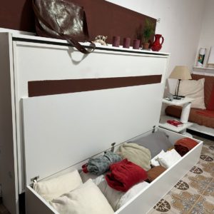 Letto 851 chiuso con panca aperta